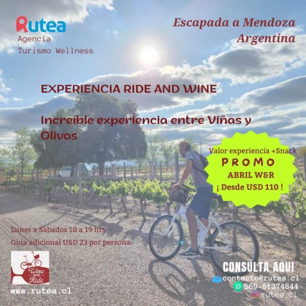 Experiencia Wine & Ride Mendoza - Imagen 2